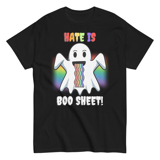 Hate is BooSheet! White Text